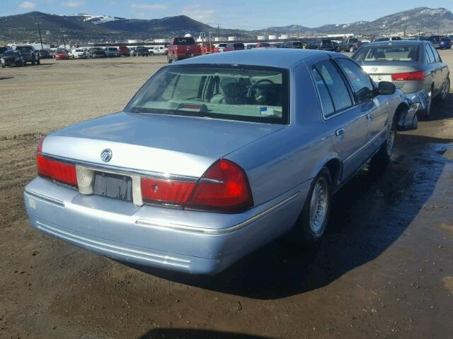 2MEFM75W2XX734010 - 1999 MERCURY GRAND MARQ BLUE photo 4