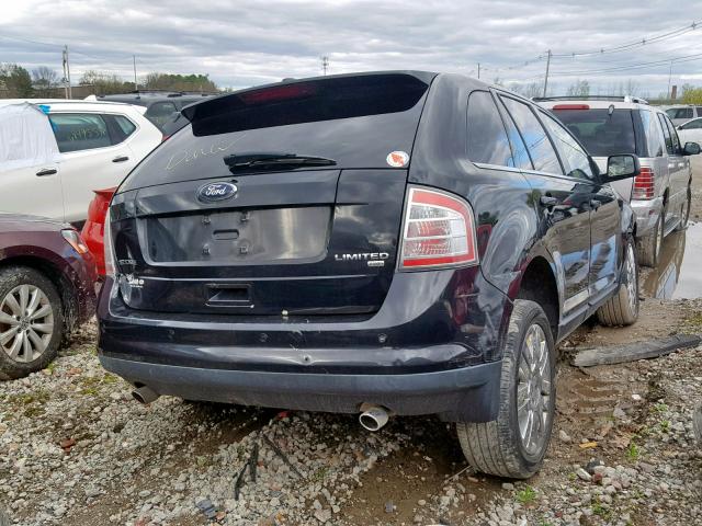 2FMDK4KC5ABA20167 - 2010 FORD EDGE LIMIT BLACK photo 4