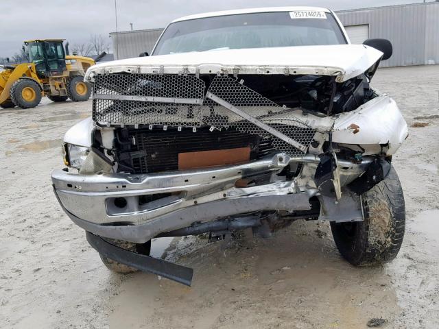 1B7KF236X1J185379 - 2001 DODGE RAM 2500 WHITE photo 9