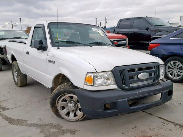 1FTYR10D97PA90378 - 2007 FORD RANGER WHITE photo 1