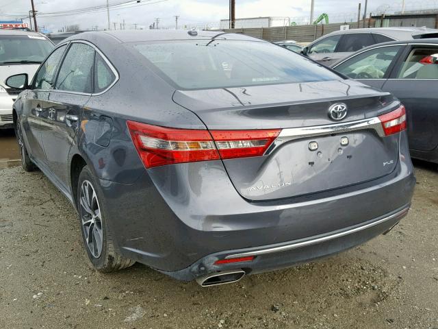 4T1BK1EB1JU284683 - 2018 TOYOTA AVALON XLE 灰色 照片 3