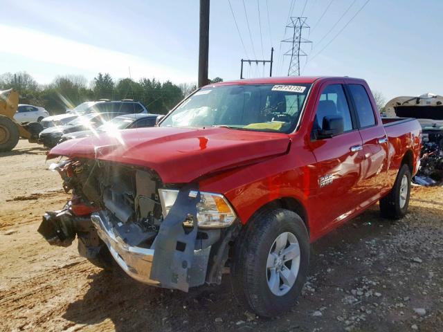 1C6RR6GG4JS317439 - 2018 RAM 1500 SLT RED photo 2