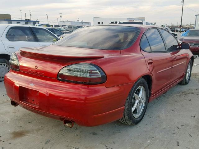 1G2WP52K62F225402 - 2002 PONTIAC GRAND PRIX RED photo 4