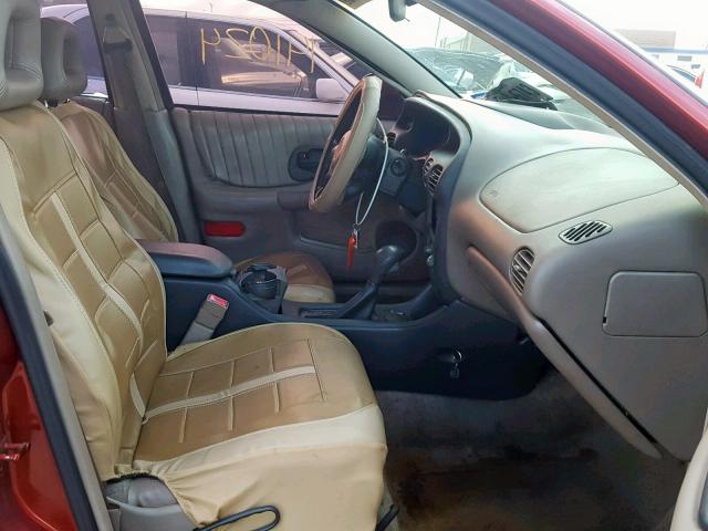 1G2WP52K62F225402 - 2002 PONTIAC GRAND PRIX RED photo 5