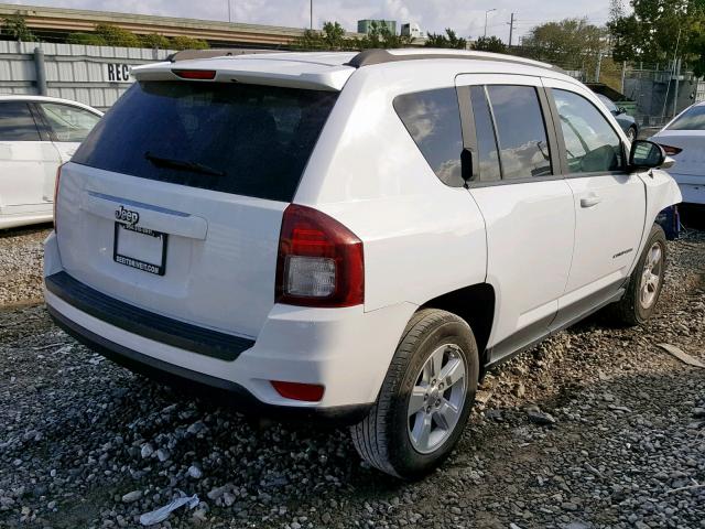 1C4NJCBA1FD284881 - 2015 JEEP COMPASS SP WHITE photo 4