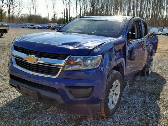 1GCGSCE39G1351829 - 2016 CHEVROLET COLORADO L BLUE photo 2