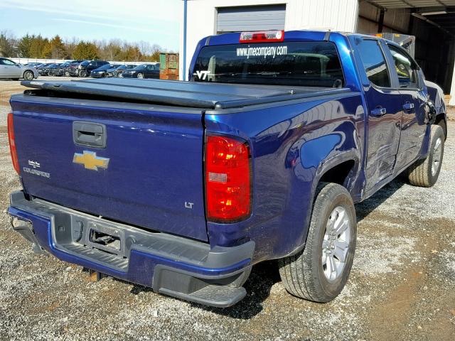 1GCGSCE39G1351829 - 2016 CHEVROLET COLORADO L BLUE photo 4