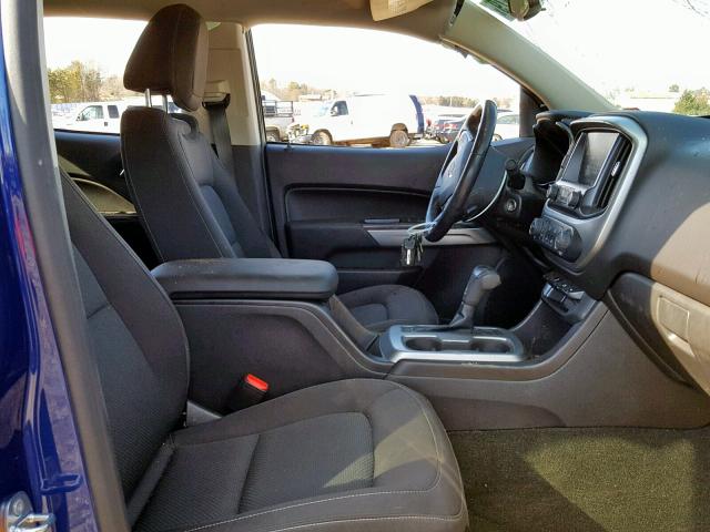 1GCGSCE39G1351829 - 2016 CHEVROLET COLORADO L BLUE photo 5