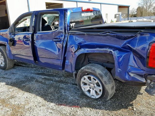 1GCGSCE39G1351829 - 2016 CHEVROLET COLORADO L BLUE photo 9