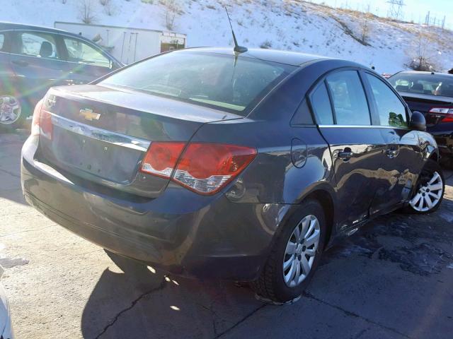 1G1PC5SH0B7248502 - 2011 CHEVROLET CRUZE LS GRAY photo 4