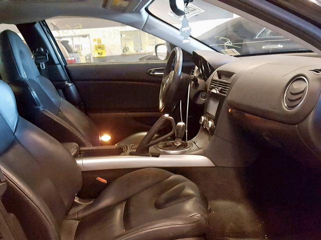 JM1FE173370212600 - 2007 MAZDA RX8 BLACK photo 5