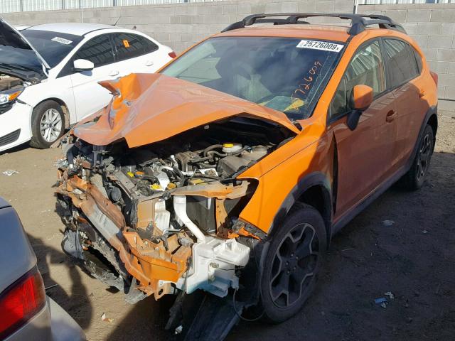 JF2GPACC0E8208086 - 2014 SUBARU XV CROSSTR ORANGE photo 2