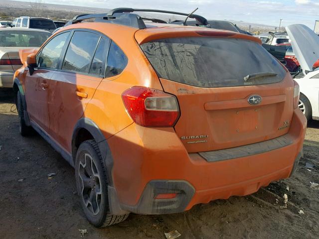 JF2GPACC0E8208086 - 2014 SUBARU XV CROSSTR ORANGE photo 3