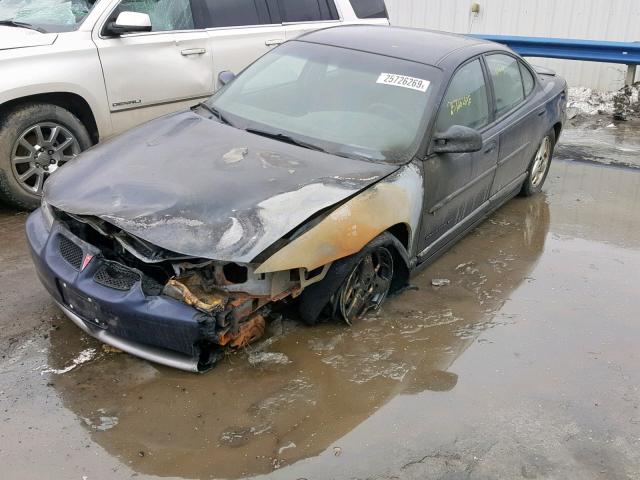 1G2WP52K71F147551 - 2001 PONTIAC GRAND PRIX BLUE photo 2