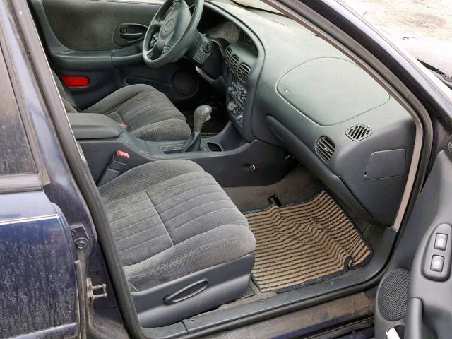 1G2WP52K71F147551 - 2001 PONTIAC GRAND PRIX BLUE photo 5