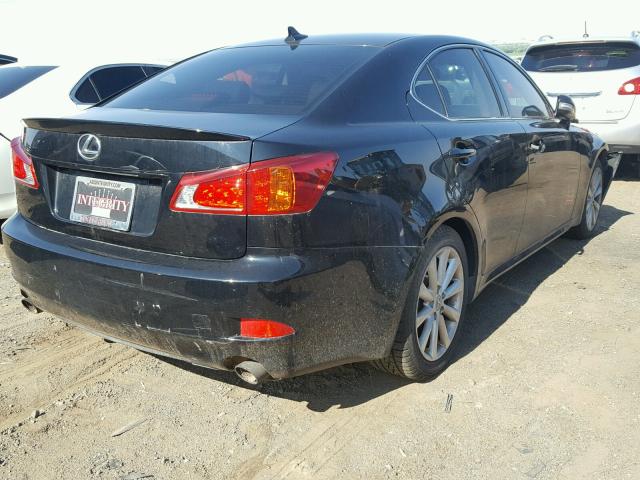 JTHBK262092089706 - 2009 LEXUS IS 250 BLACK photo 4