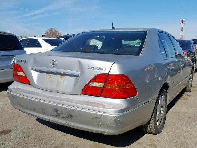 JTHBN30F320055740 - 2002 LEXUS LS SILVER photo 4