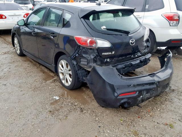 JM1BL1H52A1141220 - 2010 MAZDA 3 S BLACK photo 3