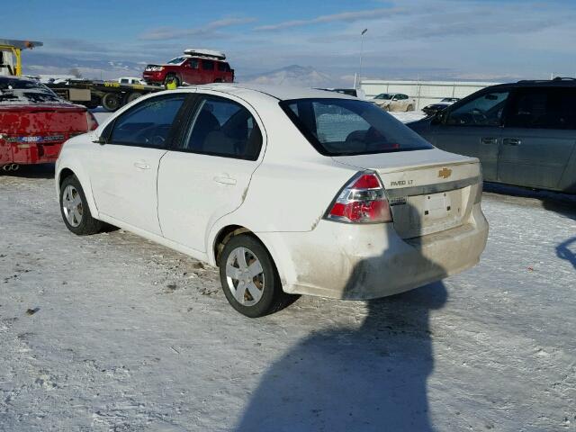 KL1TD5DE7BB138251 - 2011 CHEVROLET AVEO LS WHITE photo 3