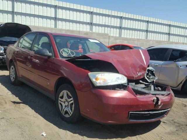 1G1ZS58F07F249759 - 2007 CHEVROLET MALIBU LS RED photo 1