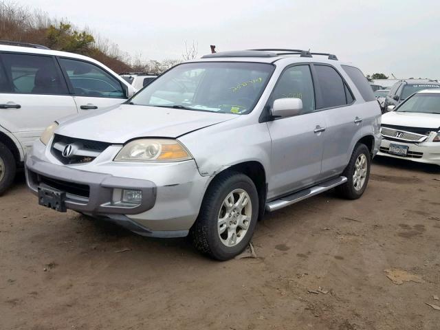 2HNYD18614H519379 - 2004 ACURA MDX TOURIN SILVER photo 2