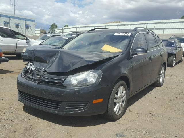 3VWPL8AJ5BM673441 - 2011 VOLKSWAGEN JETTA TDI BLACK photo 2