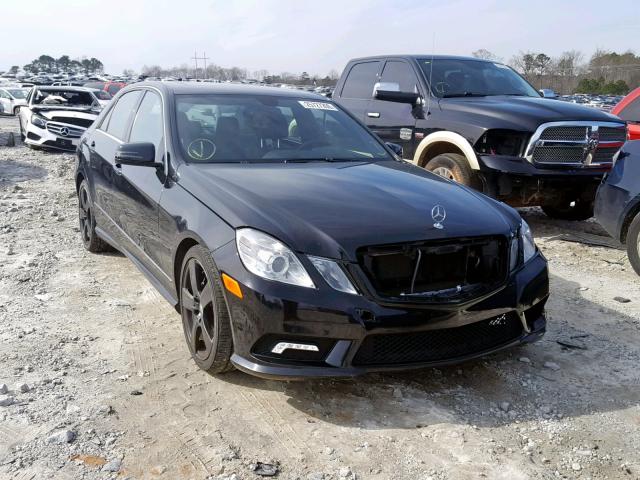 WDDHF5GB2BA394769 - 2011 MERCEDES-BENZ E 350 BLACK photo 1