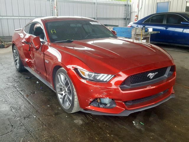 1FA6P8CF5G5277542 - 2016 FORD MUSTANG GT RED photo 1