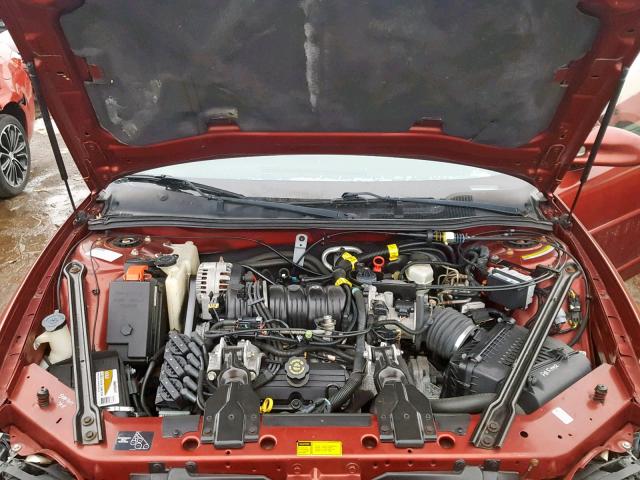 1G2WP52KXYF347169 - 2000 PONTIAC GRAND PRIX BURGUNDY photo 7