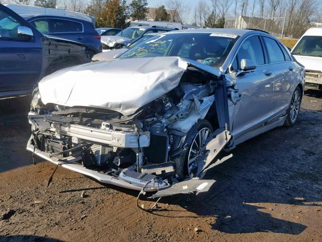 3LN6L5DC3HR627088 - 2017 LINCOLN MKZ SELECT SILVER photo 2