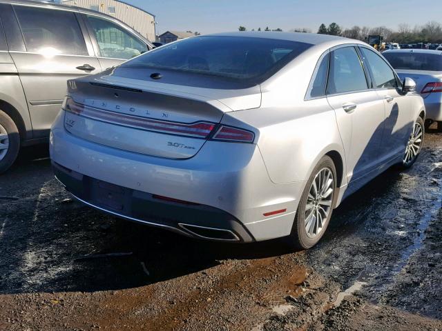 3LN6L5DC3HR627088 - 2017 LINCOLN MKZ SELECT SILVER photo 4