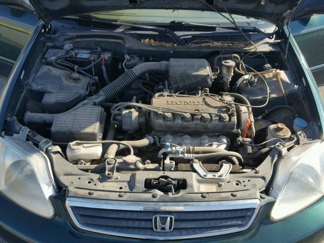 2HGEJ6617YH531694 - 2000 HONDA CIVIC BASE GREEN photo 7