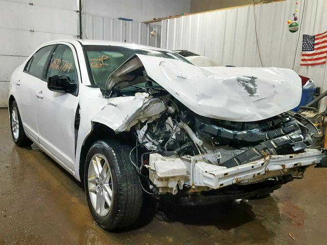 3FAHP0GA7CR297937 - 2012 FORD FUSION S WHITE photo 1