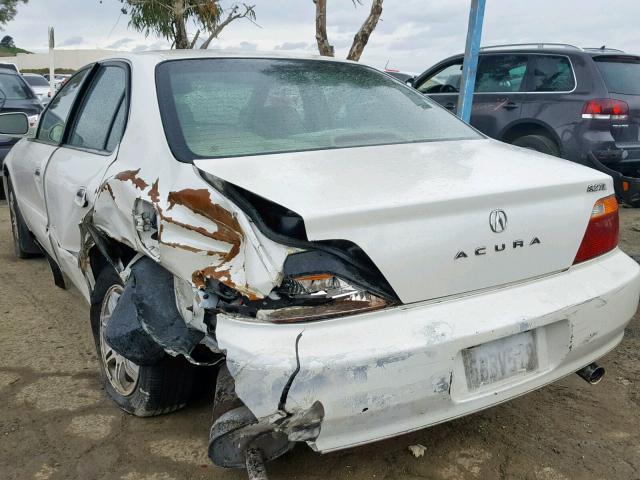 19UUA5666YA035804 - 2000 ACURA 3.2TL WHITE photo 3