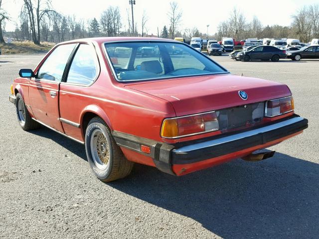 WBAEB840XE6996319 - 1984 BMW 633 CSI AU RED photo 3