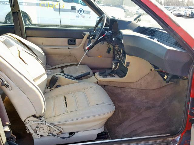 WBAEB840XE6996319 - 1984 BMW 633 CSI AU RED photo 5