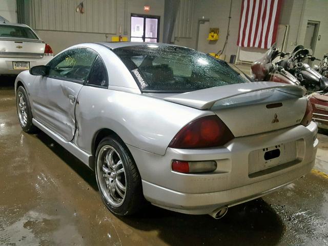 4A3AC54L6YE150588 - 2000 MITSUBISHI ECLIPSE GT GRAY photo 3