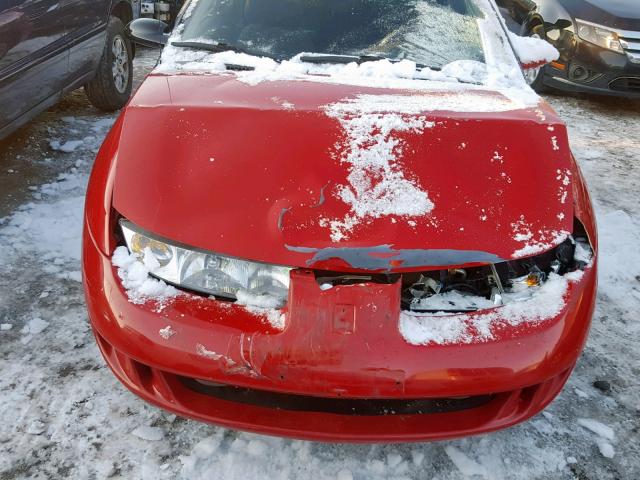 1G8ZY1275YZ102248 - 2000 SATURN SC2 RED photo 9