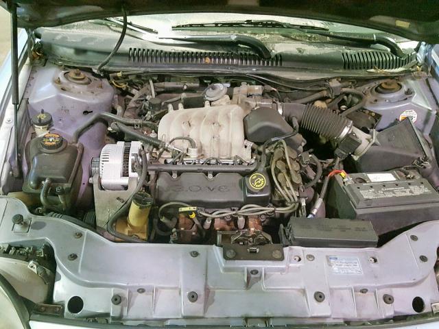 1FALP57U6VG157549 - 1997 FORD TAURUS GL BLUE photo 7