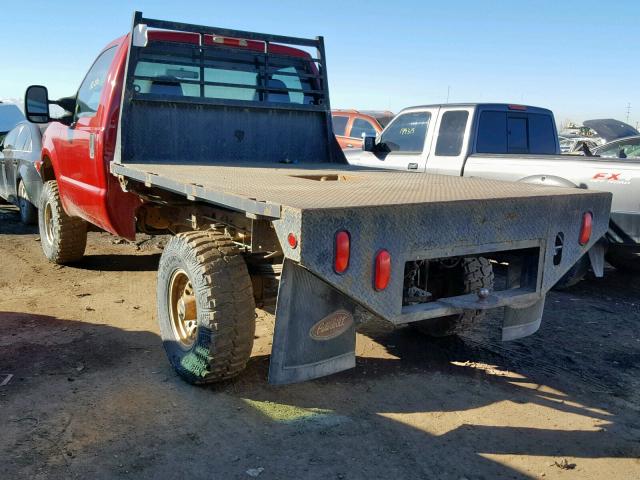 1FTSF31P64EC16674 - 2004 FORD F350 SRW S RED photo 3