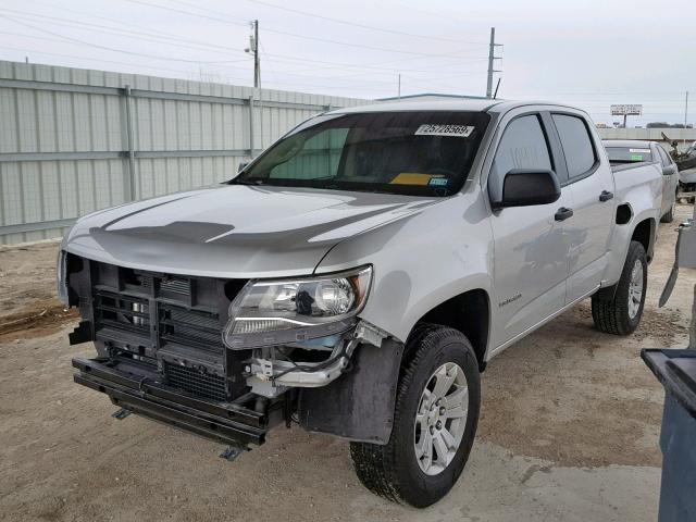 1GCGSBEA9J1129890 - 2018 CHEVROLET COLORADO SILVER photo 2