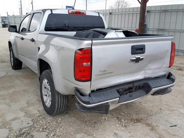 1GCGSBEA9J1129890 - 2018 CHEVROLET COLORADO SILVER photo 3