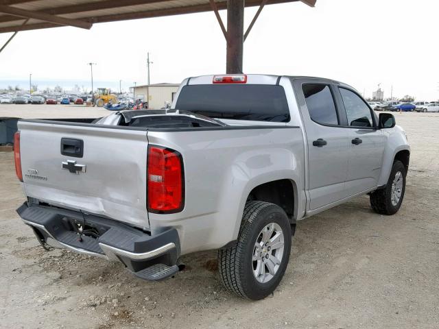 1GCGSBEA9J1129890 - 2018 CHEVROLET COLORADO SILVER photo 4