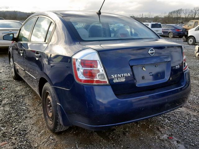 3N1AB61EX7L725391 - 2007 NISSAN SENTRA 2.0 BLUE photo 3