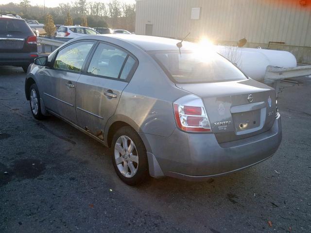 3N1AB61E97L714138 - 2007 NISSAN SENTRA 2.0 GRAY photo 3