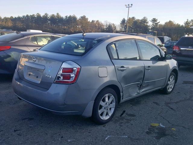 3N1AB61E97L714138 - 2007 NISSAN SENTRA 2.0 GRAY photo 4