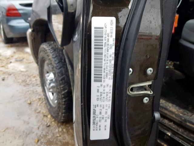 3C6UR5DL4EG114456 - 2014 RAM 2500 SLT BROWN photo 10