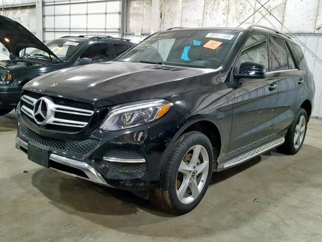 4JGDA5HB1HA975299 - 2017 MERCEDES-BENZ GLE 350 4M BLACK photo 2