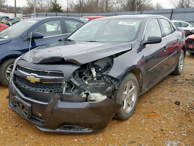 1G11B5SA2DF186279 - 2013 CHEVROLET MALIBU LS GRAY photo 2