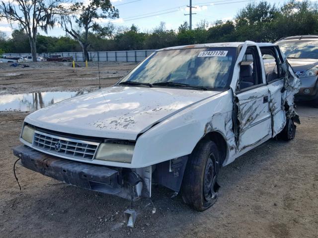 1P3AP28K1RN229868 - 1994 PLYMOUTH SUNDANCE WHITE photo 2